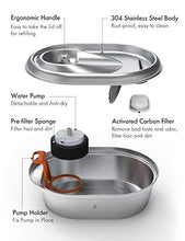 Load image into Gallery viewer, PETLIBRO Cat Water Fountain Stainless Steel, Hygienic Material, Super Quiet Easy Clean, Adjustable Water Flow, Healthy Pet Water Fountain, Dishwasher Safe 67oz/2L Dog Water Dispenser for Cats &amp; Dogs
