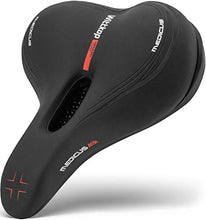 Load image into Gallery viewer, Wittkop Bicycle Saddle [for City Bikes] – Comfortable Saddle for Men and Women with Integrated 5-Zone-Concept and Memory Foam - Waterproof Bike Seat with Airflow System, incl. User Manual
