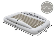 Load image into Gallery viewer, Eltow Inflatable Toddler Air Mattress Bed With Safety Bumper - Portable, Modern Travel Bed, Cot for Toddlers - Perfect For Travel, Camping - Removable Mattress, High Speed Pump and Travel Bag Included
