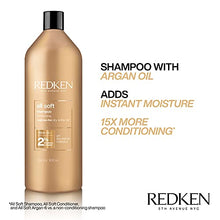 Load image into Gallery viewer, Redken All Soft Shampoo | For Dry/Brittle Hair | Provides Intense Softness and Shine | With Argan Oil | 33.8 Fl Oz | Packaging May Vary
