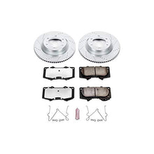 Load image into Gallery viewer, Power Stop K5873-36 Front Z36 Truck &amp; Tow Brake Kit, Carbon Fiber Ceramic Brake Pads and Drilled/Slotted Brake Rotors
