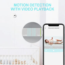 Load image into Gallery viewer, Sense-U Video Baby Monitor with Remote Pan-Tilt-Zoom Camera, 2-Way Talk, Night Vision, Background Audio, Motion Detection &amp; No Monthly Fee (Compatible with Sense-U Baby Breathing Monitor)
