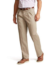 Load image into Gallery viewer, Dockers Men's Relaxed Fit Signature Khaki Lux Cotton Stretch Pants - Pleated, Timber Wolf, 42 32
