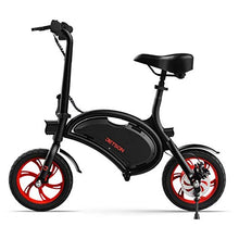 Load image into Gallery viewer, Jetson Bolt Folding Electric Bike, Black - with LCD Display, Lightweight &amp; Portable with Carrying Handle, Travel Up to 15 Miles, Max Speed Up to 15.5 MPH
