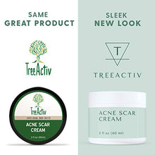 Load image into Gallery viewer, TreeActiv Acne Scar Cream 2 fl oz (60 ml), Advanced Anti Blemish Treatment for Face and Body, Topical Facial Corrector for Post Acne Marks and Dark Spots, Banish Old and New Scars
