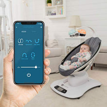 Load image into Gallery viewer, 4moms® mamaRoo 4 Multi-Motion™ Baby Swing, Bluetooth Baby Rocker with 5 Unique Motions, Plush Fabric, Multi
