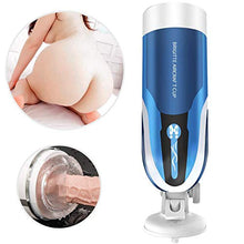 Load image into Gallery viewer, Male Masturbators Cup Vibration,Male Sex Toys Crystal Masturbator Stroker Transparent Sex Sleeve Pocket Pussy Adult Sex Toys for Male Masturbation
