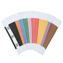 Load image into Gallery viewer, 300 Pack Money Bands for Cash, Self-Adhesive Currency Straps for Bill Wrappers, 9 Standard Colors (7.75 x 1.25 In)
