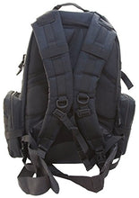 Load image into Gallery viewer, Humvee HMV-GB-03BLK Double Reinforced 3-Day Assault Pack with Compression Handles, Black
