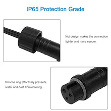 Load image into Gallery viewer, ALITOVE 3 Pin Electrical Connector 18AWG IP65 Male Female ALT-Connector 6in/15cm Extension Cable Compatible with ASIN B0923SDR5T B0923TKHY4 B0923S8Y4C B0923TN5GV for WS2811 LED Pixel Lights (5 Pairs)
