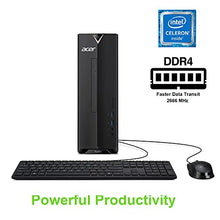 Load image into Gallery viewer, Acer Aspire XC-830-UA91 Desktop | Intel Celeron J4125 Quad-Core Processor (Up to 2.7GHz) | 8GB 2400MHz DDR4 | 256GB NVMe M.2 SSD | 8X DVD | Wi-Fi 5 | Bluetooth 4.2 LE | Windows 10 Home
