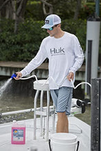 Load image into Gallery viewer, Huk Men's Icon X Long Sleeve Fishing Shirt with Sun Protection, White, Medium
