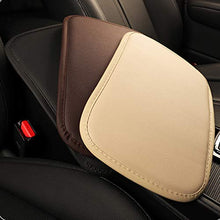 Load image into Gallery viewer, Dotesy Auto Center Console Cover Armrest Pads, PU Leather Universal Car Center Console Box Arm Rest Pads Cushion Protector (Black-Style 1)
