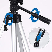 Load image into Gallery viewer, TELMU Telescope, 70mm Aperture 400mm AZ Mount Astronomical Refracting Telescope Adjustable(17.7In-35.4In) Portable Travel Telescopes with Backpack, Phone Adapter
