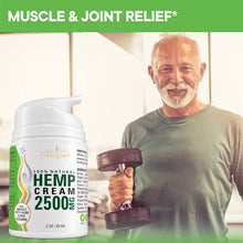 Load image into Gallery viewer, Hemp Cream by New Age - Help Relieve Discomfort in Knees, Joints, and Lower Back - Natural Hemp Extract Cream - Made in USA - 2 Pack
