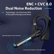 Load image into Gallery viewer, Bluetooth Headset [Upgraded] Active Noise Cancelling Bluetooth Headphones, Bluetooth Earpiece CVC8.0 Dual-Mic Hands-Free V5.0 Comfortable Earbud 240 Hrs Standby Time for Business/Workout/Driving
