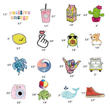 Load image into Gallery viewer, Stickers for Water Bottles, 100 Pack/PCS Cute Vsco Vinyl Aesthetic Waterproof Stickers Laptop Hydroflask Skateboard Computer Stickers for Teens Kids Girls
