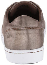 Load image into Gallery viewer, Clarks Women's Pawley Rilee Sneaker, Metallic Leather, 6.5
