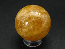 Load image into Gallery viewer, Large Agni Golden Yellow Danburite Sphere Ball from Tanzania - 1.1" - 32.5 Grams
