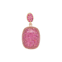 Load image into Gallery viewer, Fantastic Design! Turkish Handmade Jewelry Round Cut Pink Ruby Zircon Stone 925 Sterling Silver Pendant
