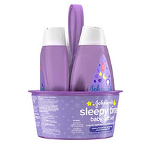 Load image into Gallery viewer, Johnson's Sleepy Time Bedtime Baby Gift Set with Relaxing NaturalCalm Aromas, Bedtime Baby Bath Shampoo, Wash &amp; Lotion Essentials, Hypoallergenic &amp; Paraben-Free, 4 Items
