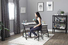 Load image into Gallery viewer, SD Studio Designs 13326 Comet Center with Stool, Black/White, 50" W x 23.75" D x 29.5" H
