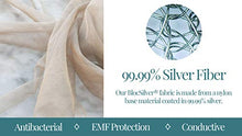 Load image into Gallery viewer, Blocsilver EMF Protection Fabric 5 feet x 4.72 feet. EMF Blocker, Faraday Fabric, Radiation Protection, Radiation Blocker.
