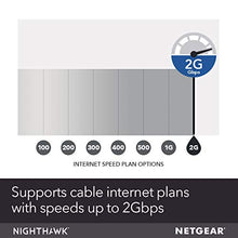 Load image into Gallery viewer, NETGEAR Nighthawk Cable Modem CM1200 - Compatible with all Cable Providers including Xfinity by Comcast, Spectrum, Cox | For Cable Plans Up to 2 Gigabits | 4 x 1G Ethernet ports | DOCSIS 3.1, Black
