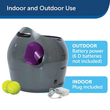 Load image into Gallery viewer, PetSafe Automatic Tennis Ball Launcher – Interactive Dog Ball Thrower – Adjustable Range – Motion Sensor – Indoor &amp; Outdoor Toy – A/C Power or Batteries – Fetch Machine for Small to Large Dogs
