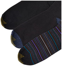 Load image into Gallery viewer, Gold Toe Men's Fashion Crew Socks, 3-Pairs, Navy, X-Large
