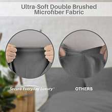 Load image into Gallery viewer, Secura Everyday Luxury Queen Bed Sheet Set 4 Piece - Soft Microfiber 1800 Thread Count 16" Deep Pocket Sheet Sets - Hypoallergenic, Wrinkle &amp; Fade Resistant (Gray)
