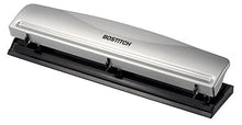 Load image into Gallery viewer, Bostitch Office 3 Hole Punch, 12 Sheet Capacity, All-Metal, Silver
