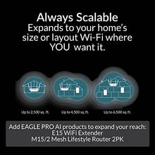 Load image into Gallery viewer, D-Link R15 Eagle Pro AI Mesh WiFi 6 Smart Internet Router AX1500 - Optimized For Gaming &amp; Streaming, Wireless Network, Works With Alexa And Google
