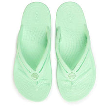 Load image into Gallery viewer, Crocs Women's Crocband Flip Flop | Slip On Water Shoes | Casual Summer Sandal, Neo Mint, 7 M US
