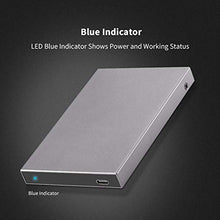 Load image into Gallery viewer, SSK Aluminum 2.5" Hard Drive Enclosure USB C 3.1 Gen 2(6Gbps) to SATA External HDD Case Adapter for 2.5 inch 7 9.5mm SATA III HDD SSD with UASP Compatible with WD Seagate Samsung PS4 Xbox
