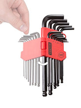 Load image into Gallery viewer, TEKTON Ball End Hex Key Wrench Set, 26-Piece (3/64-3/8 in, 1.27-10 mm) | 25282
