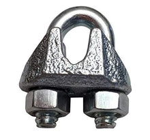 Load image into Gallery viewer, Wire Rope Clamp 1/8 inch 36 Pack Zinc Plated - Wire Rope Clip - Wire Cable Clamps - Yardware etcetera
