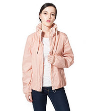 Load image into Gallery viewer, Women's Ultra Lightweight Quick Dry Water Resistant Casual Drawstring Hideaway Hooded Windbreaker Jacket
