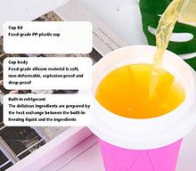 Load image into Gallery viewer, Muddy manufacturer of squeeze cups, quick cooling cups, homemade smoothie cup cups, one pinch into ice, double-layer smoothie cups, no need to plug in to make simple (2)
