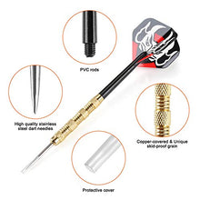 Load image into Gallery viewer, Accmor Steel Tip Darts, Professional Metal Darts, Darts Metal Tip Set, Metal Darts for Dartboard,18 pcs
