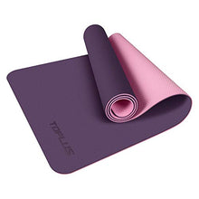 Load image into Gallery viewer, TOPLUS Yoga Mat - Upgraded Yoga Mat Eco Friendly Non-Slip Exercise &amp; Fitness Mat with Carrying Strap, Workout Mat for All Type of Yoga, Pilates(1/4 inch-1/8 inch)
