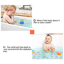 Load image into Gallery viewer, Secopad Kids Bath Mat for Tub Non Slip, 40 X 16 Inch Large Alphabet Anti Slip Toddler Baby Bath Mat
