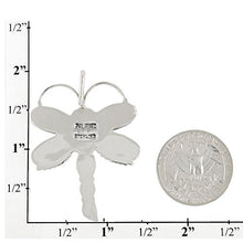 Load image into Gallery viewer, Dragonfly Turquoise Necklace Pendant in 925 Sterling Silver &amp; Genuine Turquoise (20" Length)
