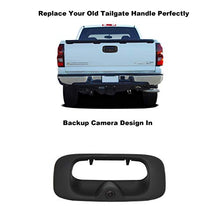 Load image into Gallery viewer, RED WOLF Tailgate Handle Backup Camera Replacement for Chevy Silverado/GMC Sierra 1999-2006, 1500 2500 3500HD Pickups Rear View Reverse Backup Night Vision Camera Waterproof Quality

