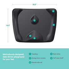 Load image into Gallery viewer, Topo Mini by Ergodriven | The Smaller Not-Flat Standing Desk Anti-Fatigue Mat with Calculated Terrain (Obsidian Black)
