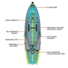 Load image into Gallery viewer, BOTE Deus Aero Inflatable Kayak &amp; Stand Up Paddle Board with Accessories | Pump, Fin, Travel Bag, Native Citron
