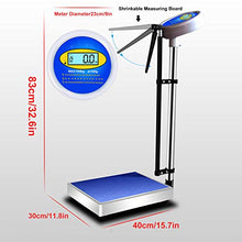 Load image into Gallery viewer, ZYLA Physician Beam Scale W/Height Rod, Eye Level Digital Medical Scale, High Precision Physician Scale, Aviation Aluminum + Carbon Steel
