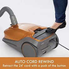 Load image into Gallery viewer, Kenmore 81214 200 Series Pet Friendly Lightweight Bagged Canister Vacuum with HEPA, 2 Motor System, and 3 Cleaning Tools, Orange
