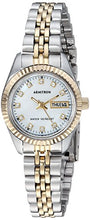 Load image into Gallery viewer, Armitron Women's 75/2475MOP Genuine Crystal Accented Two-Tone Bracelet Watch
