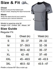 Load image into Gallery viewer, 5 Pack Men’s Active Quick Dry Crew Neck T Shirts | Athletic Running Gym Workout Short Sleeve Tee Tops Bulk (Edition 2, Large)
